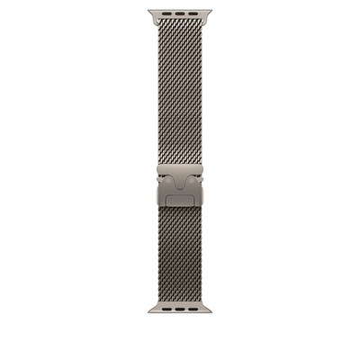 Apple Watch 44mm Zore KRD-100 Titanyum Hasır Kordon