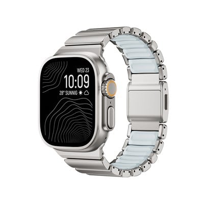 Apple Watch 44mm Zore KRD-151 Metal Silikon Kordon