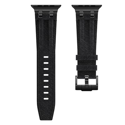 Apple Watch 44mm Zore KRD-153 Kot Kumaş Tasarımlı Kordon