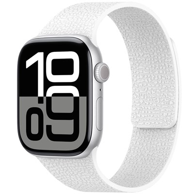Apple Watch 7 41mm Zore KRD-136 Kabartma Desenli Silikon Kordon