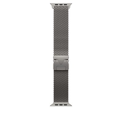 Apple Watch 7 45mm Zore KRD-100 Titanyum Hasır Kordon
