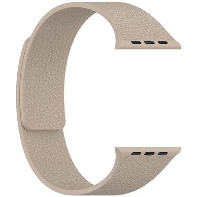 Apple Watch 7 45mm Zore KRD-136 Kabartma Desenli Silikon Kordon