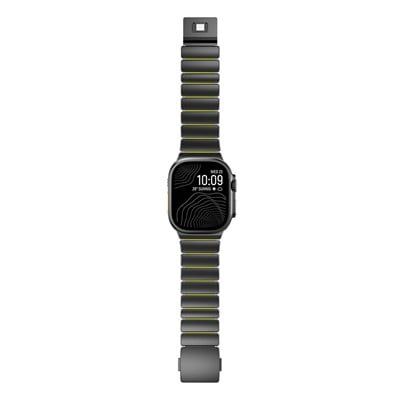 Apple Watch 7 45mm Zore KRD-152 Titanyum Silikon Kordon