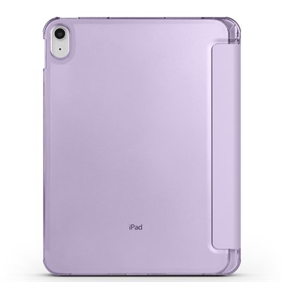 Apple iPad Air 10.9 2022 (10.Nesil) Zore Smart Cover Kalem Bölmeli Standlı 1-1 Kılıf
