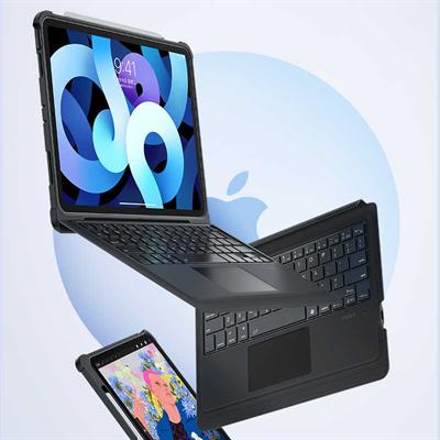 Apple iPad Air 10.9 2022 (5.Nesil) Benks Multifunctional Kablosuz Klavyeli Kılıf
