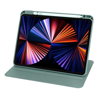 Apple iPad Air 11 2025 M3 Kılıf Zore Termik Kalem Bölmeli Dönebilen Standlı Kılıf