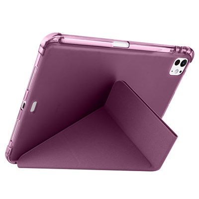 Apple iPad Air 11 2025 M3 Kılıf Zore Tri Folding Kalem Bölmeli Standlı Kılıf