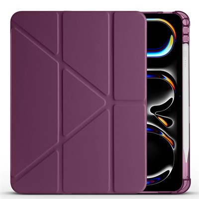 Apple iPad Air 11 2025 M3 Kılıf Zore Tri Folding Kalem Bölmeli Standlı Kılıf