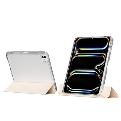 ​​Apple iPad Pro 13 2025 M5 Kılıf Magnetik Ayrılabilen Airbagli Zore Sliding Tablet Kılıfı