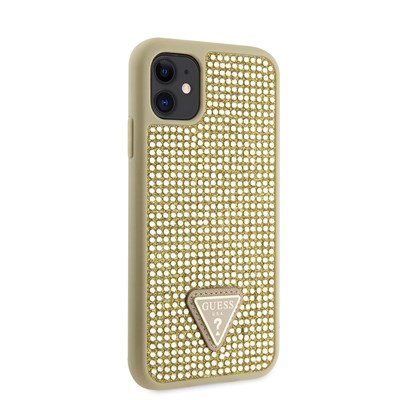 Apple iPhone 11 Kılıf GUESS Taş İşlemeli Tasarım Kapak