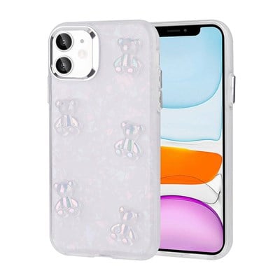 Apple iPhone 11 Kılıf Kabartma Figürlü Parlak Zore Eralli Silikon Kapak