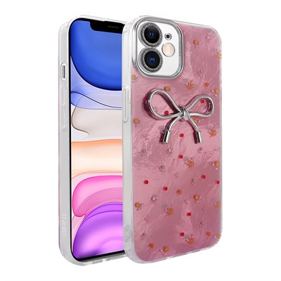 Apple iPhone 11 Kılıf Kamera Korumalı Figürlü Zore Ponti Silikon Kapak