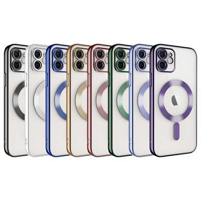 Apple iPhone 11 Kılıf Kamera Korumalı Magsafe Wireless Şarj Özellikli Zore Demre Kapak