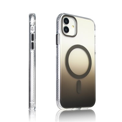 Apple iPhone 11 Kılıf M-safe Şarj Özellikli Zore Meta Kapak