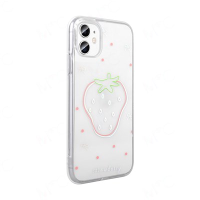 Apple iPhone 11 Kılıf Şeffaf Figürlü Zore Folk Sert Kapak
