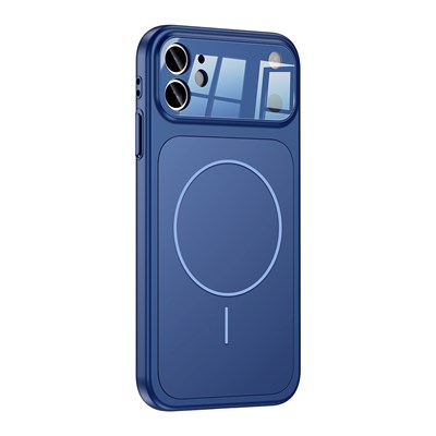 Apple iPhone 11 Kılıf Zore M-Safe Şarj Özellikli Kamera Korumalı Formen Kapak