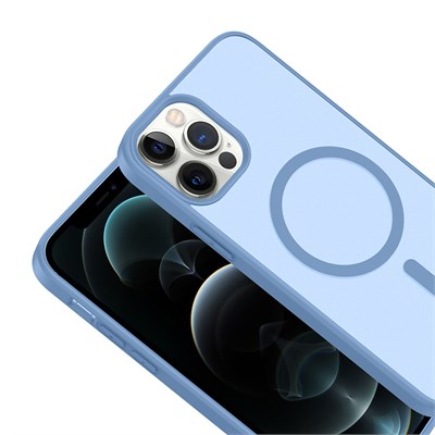 Apple iPhone 12 Pro Kılıf M-safe Şarj Özellikli Zore Babet Kapak
