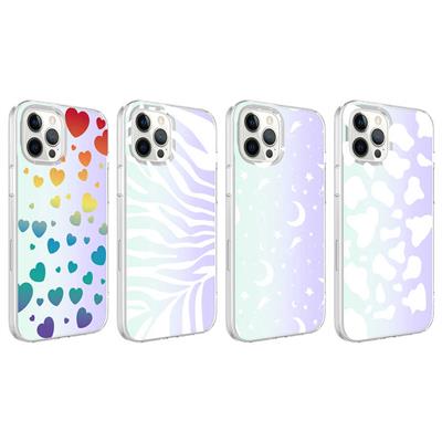 Apple iPhone 12 Pro Kılıf Zore M-Blue Desenli Kapak