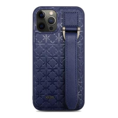 Apple iPhone 12 Pro Max Kılıf Kajsa Neo Clasic Serisi Mono K Strap Kapak