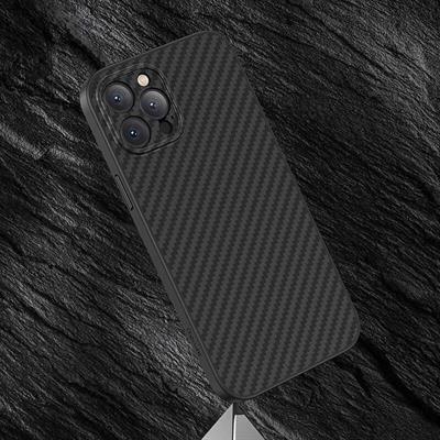 Apple iPhone 12 Pro Max Kılıf Karbon Fiber Benks Hybrid Kevlar Kapak