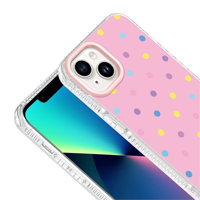 Apple iPhone 13 Kılıf Airbag Tasarımlı Zore Potik Sert PC Kapak