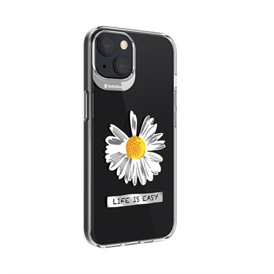 Apple iPhone 13 Çift IMD Baskılı Switcheasy Artist Daisy Kapak