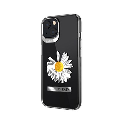 Apple iPhone 13 Çift IMD Baskılı Switcheasy Artist Daisy Kapak