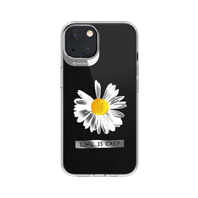 Apple iPhone 13 Çift IMD Baskılı Switcheasy Artist Daisy Kapak