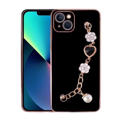 Apple iPhone 13 Kılıf El Tutamaçlı Kamera Korumalı Zore Taka Silikon Kapak