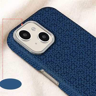 Apple iPhone 13 Kılıf M-Safe Şarj Özellikli Zore Paris Vax Sert PC Kapak