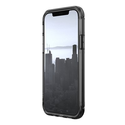 Apple iPhone 13 Kılıf Raptic Air Serisi Airbag Tasarımlı Metal Köşelikli Şeffaf Kapak