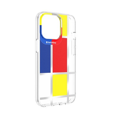 Apple iPhone 13 Pro Çift IMD Baskılı Switcheasy Artist Mondrian Kapak