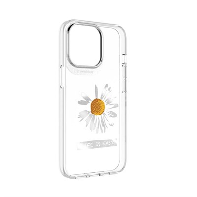 Apple iPhone 13 Pro Çift IMD Baskılı Switcheasy Artist Daisy Kapak