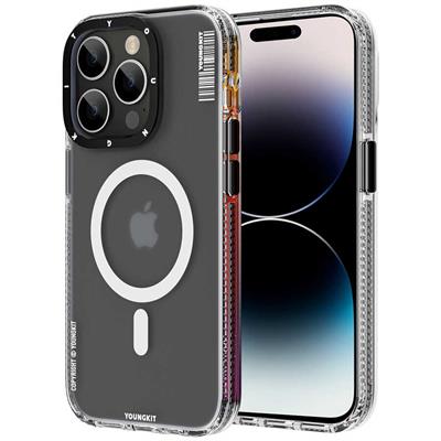 Apple iPhone 13 Pro Kılıf Magsafe Şarj Özellikli Youngkit Jane Sand Serisi Kapak