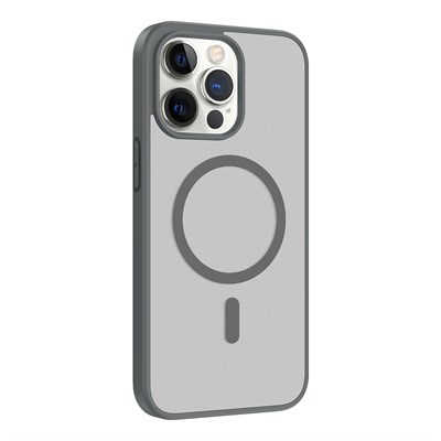 Apple iPhone 13 Pro Kılıf M-safe Şarj Özellikli Zore Babet Kapak