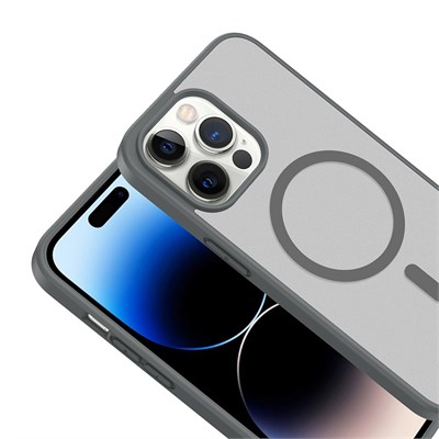 Apple iPhone 13 Pro Kılıf M-safe Şarj Özellikli Zore Babet Kapak
