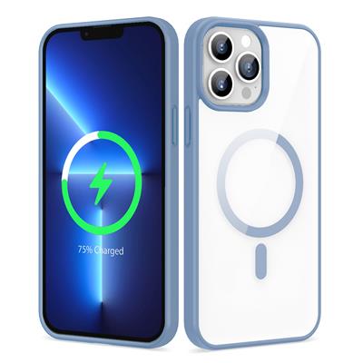 Apple iPhone 13 Pro Kılıf Magsafe Wireless Şarj Özellikli Silikon Zore Ege Kapak
