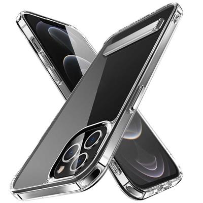 Apple iPhone 13 Pro Kılıf Standlı Şeffaf Silikon Zore L-Stand Kapak