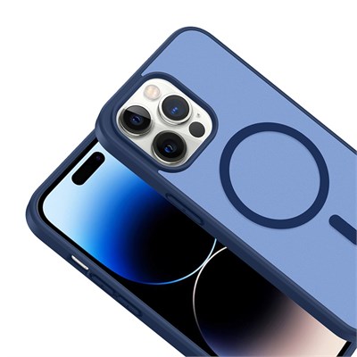 Apple iPhone 13 Pro Max Kılıf M-safe Şarj Özellikli Zore Babet Kapak