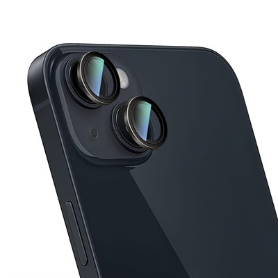 Apple iPhone 14 CaseWorld Alloy Serisi Oleofobik Anti Reflective Kamera Lens Koruyucu