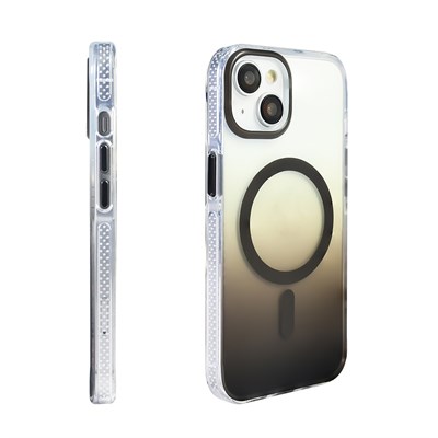 Apple iPhone 14 Kılıf M-safe Şarj Özellikli Zore Tea Kapak