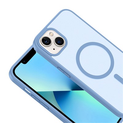 Apple iPhone 14 Kılıf M-safe Şarj Özellikli Zore Babet Kapak