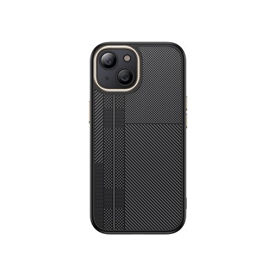 Apple iPhone 14 Kılıf M-safe Şarj Özellikli Karbon Fiber Görünümlü Zore Antina Kapak