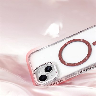 Apple iPhone 14 Kılıf M-safe Şarj Özellikli Zore Tera Silikon Kapak