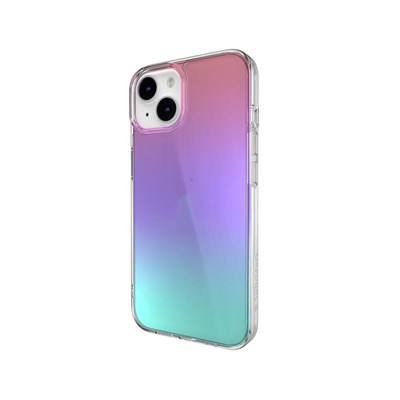 Apple iPhone 14 Renk Geçişli Kenarları Şeffaf Tasarımlı Switcheasy Crush Plus Kapak