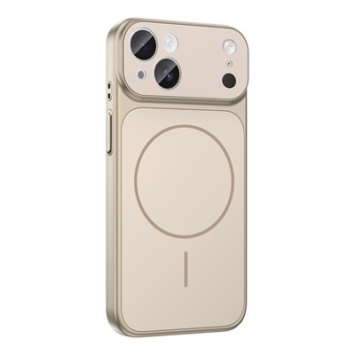 Apple iPhone 14 Kılıf Zore M-Safe Şarj Özellikli Kamera Korumalı Formen Kapak