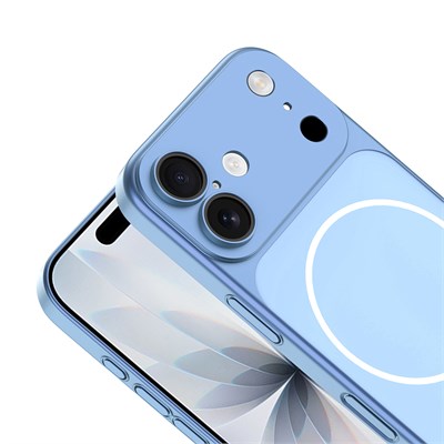 Apple iPhone 14 Kılıf Zore M-Safe Şarj Özellikli Kamera Korumalı Spark Kapak