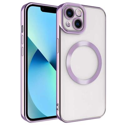 Apple iPhone 14 Plus Kılıf Magsafe Wireless Şarj Özellikli Zore Setro Silikon