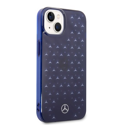 Apple iPhone 14 Plus Kılıf Mercedes Benz Transparan Yıldızlı Dizayn Kapak