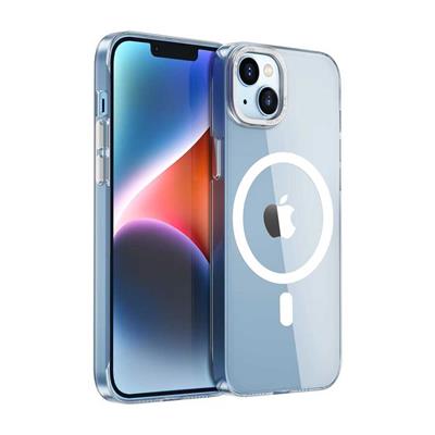 Apple iPhone 14 Plus Kılıf Wiwu Magnetic Crystal Sert PC Kapak